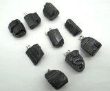 Natural Tourmaline Repair Ore for DIY Jewelry Making Pendant Necklace 10pcs