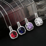 Bright SL1 Diamond Pendant Jewelry S925 Silver Necklace for Women