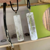 Cloudy Crystal Quartz Pendant Gemstone Pendant for Woman