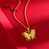 Vietnam Placer Butterfly Pendant Charms Jewelry Gift