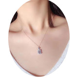 Zircon Filled Wedding Necklace for Women