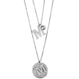 Titanium Steel M Double Necklace High-Grade Chain