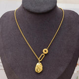 Openwork Starry Stone Necklace Mix And Match Jewelry