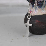 Sterling Silver Cross Necklace Pendant for Women Men Lover