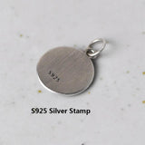 925 Silver Sun Pendant Vintage Charm Jewelry Gift