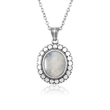 925 Silver Tiger Eye Pendant Necklace for Women