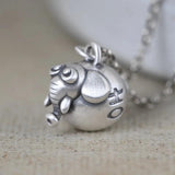 925 Silver Elephant Pendant S925 Solid Thai Silver Pendants for Women Men