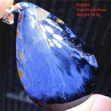 Yellow Pietersite Pendant Cat Eye Water Drop Oval Namibia