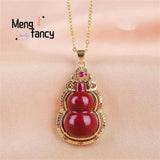 Cinnabar 925 Silver Roses Cheongsam Pendant Amulet