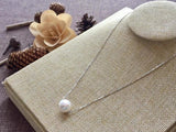 Baroque 13-14MM Pearl 925 Silver Necklace