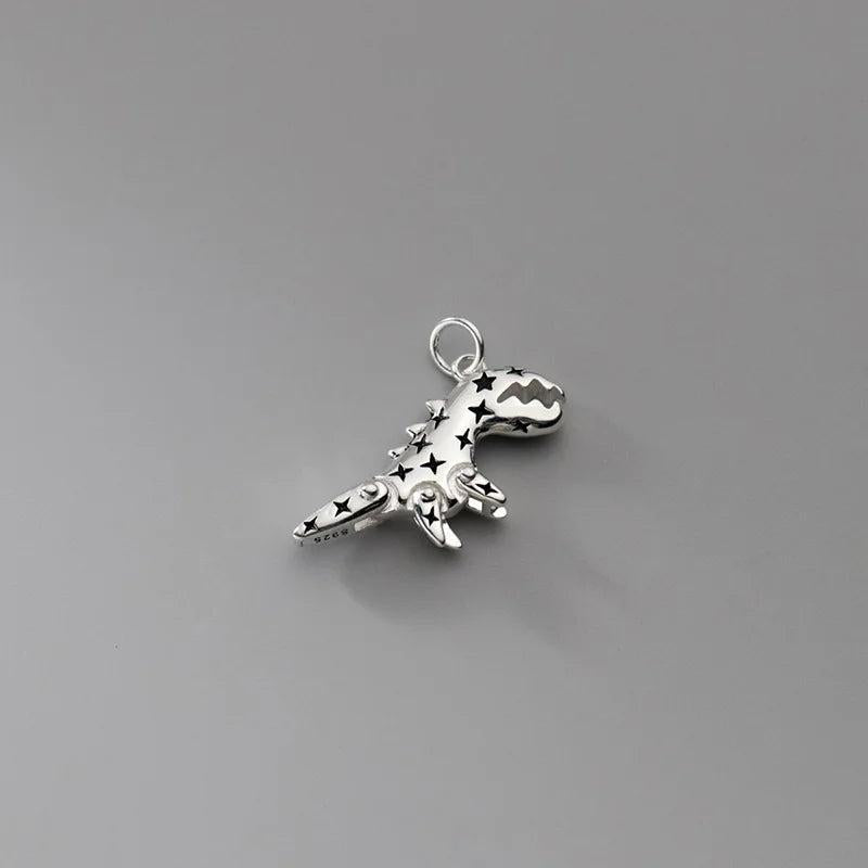 Davis 925 Sterling Silver Dinosaurs Pendant DIY Necklace Bracelet