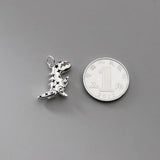 Davis 925 Sterling Silver Dinosaurs Pendant DIY Necklace Bracelet