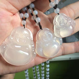 Natural Agate Stone Necklace Pendant