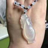 Natural Agate Necklace Pendant Fine Jewelry for Woman
