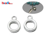 925 Silver Loop Charm Pendant DIY Jewelry Making