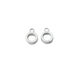 925 Silver Loop Charm Pendant DIY Jewelry Making