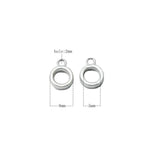 925 Silver Loop Charm Pendant DIY Jewelry Making