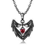 Heart Wing Necklace 925 Silver Pendant