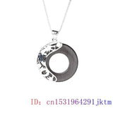 925 Silver Chalcedony Pendant Necklace