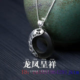 925 Silver Chalcedony Pendant Necklace