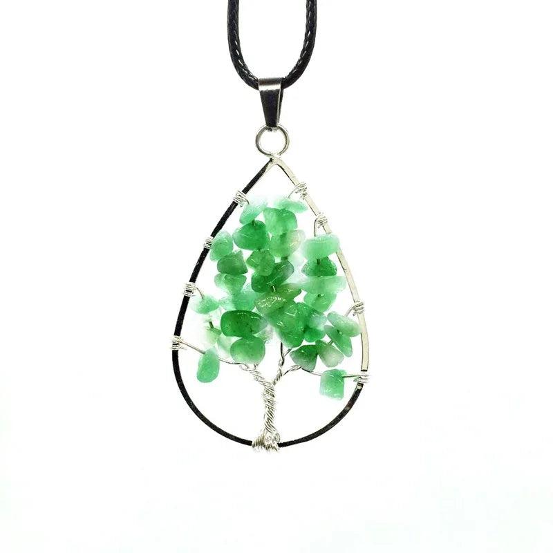 Colorful Life Tree Pendant Necklace
