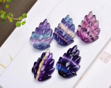 Fluorite Fox Pendant Nine-Tailed Fox Crystal Necklace