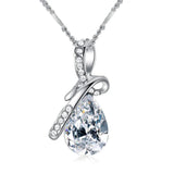 Champagne Citrine Amethyst Crystal Pendant Necklace