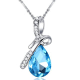 Champagne Citrine Amethyst Crystal Pendant Necklace