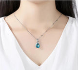 Champagne Citrine Amethyst Crystal Pendant Necklace