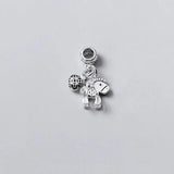 TrustDavis 925 Sterling Thai Silver Horse Wallet Charm Pendant
