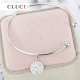 925 Silver Snowflake Pattern Christmas Pendant