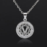 925 Silver Initial V Pendant Necklace with Zircon for Women Girls
