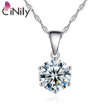CZ 925 Silver Christmas Pendant for Women