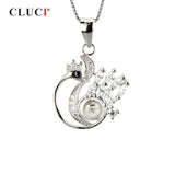 925 Silver Peafowl Pendant Mounting for Women