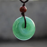 Hand Carved Nephrite Jade Lucky Amulet