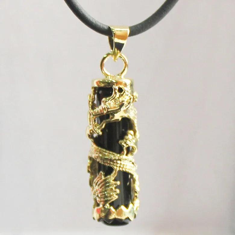 Chinese Style JADE WOMEN'S Dragon Pendant Necklace
