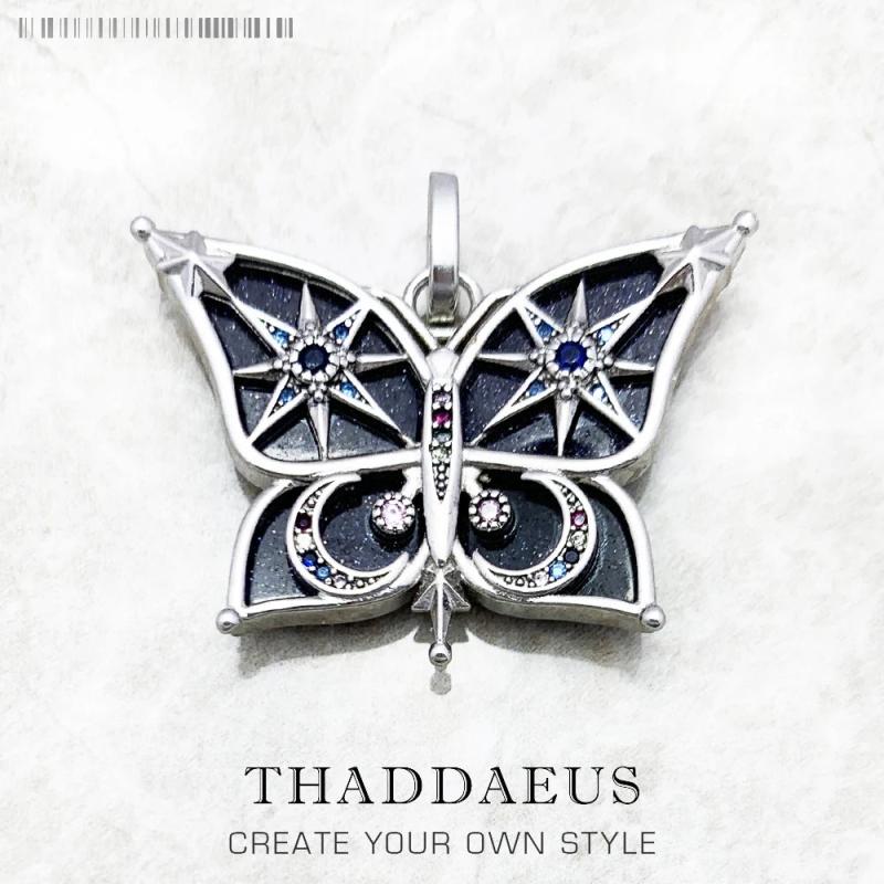 Dreamy Butterfly Silver Pendant Bohemia Jewelry Gift