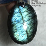 Labradorite Pendant Jewelry For Women Healing Gift Crystal Silver Stone Beads