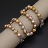 Natural Freshwater Pearl Necklace Baroque Round Accessories Women