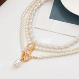 Vintage Baroque Wedding Bead Chain Necklace for Women