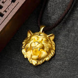 Tiger 24KT Pendant Necklace Fine Jewelry