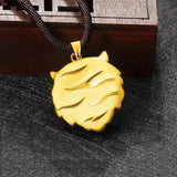 Tiger 24KT Pendant Necklace Fine Jewelry