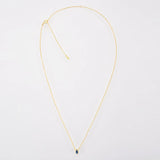 Kikichicc 925 Silver Zircon Pendant Choker Necklace 7 Rainbow Chains