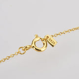 Kikichicc 925 Silver Zircon Pendant Choker Necklace 7 Rainbow Chains