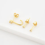 925 Silver Clear Zircon Drop Earrings Women Fine Jewelry Crystal Piercing