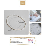 Trustdavis 925 Silver Women's Anklets For Wife DA121