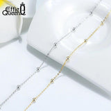 925 Silver Eclipti Anklets with Beads Foot Leg Chain Jewelry Beach Gift