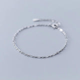 Trustdavis 925 Sterling Silver Chain Anklets For Women Wedding