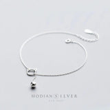 Chain Link Cat Lucky Bell Bracelet 100% 925 Sterling Silver
