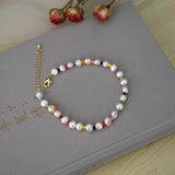 Natural Freshwater Pearl Anklet Women's Personality